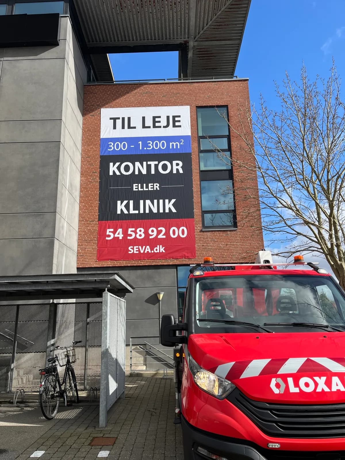 Banner på facade